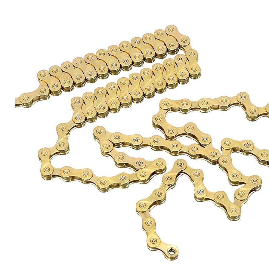 ゴールドメッキ リンクチェーンベルト サンスター チェーン＆スプロケット 3点セット カワサキ ZX-6R SUNSTAR